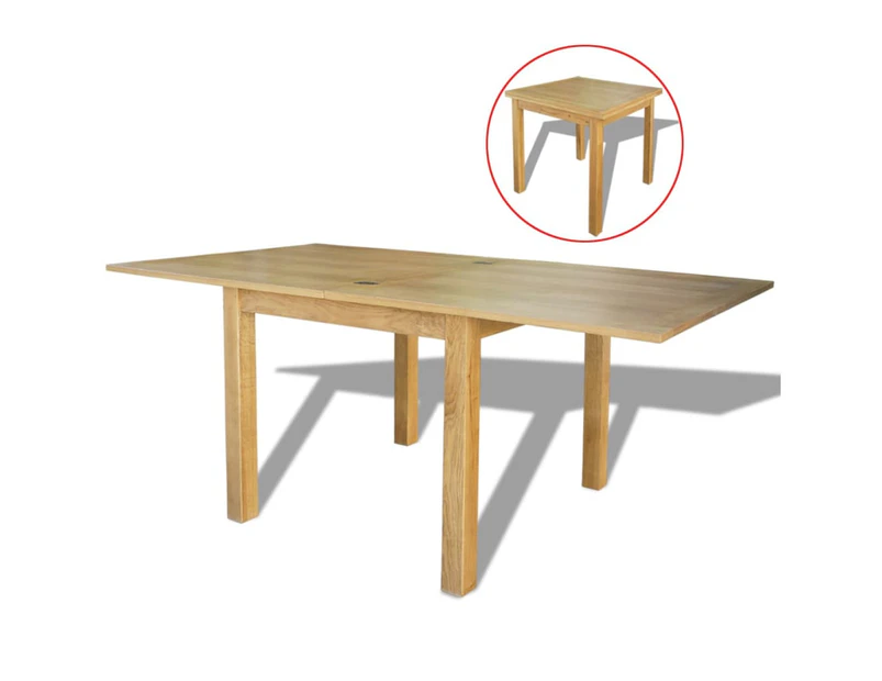 vidaXL Extendable Table Oak 170x85x75 cm