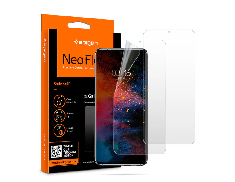 Galaxy S20 / S20 5G Screen Protector, Genuine SPIGEN Neo Flex HD Clear Film for Samsung 2PCS/PACK - Clear