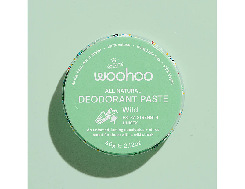 Deodorant Paste (Wild - Extra Strength) - 60g