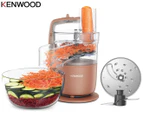 Kenwood 1.3L MultiPro Go Super Compact Food Processor - Red FDP22130RD