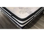 Foret Bed Mattress 5 Zone Plush Euro Top Bedding Memory Foam Medium Firm 34cm Single King Single Double Queen King Size