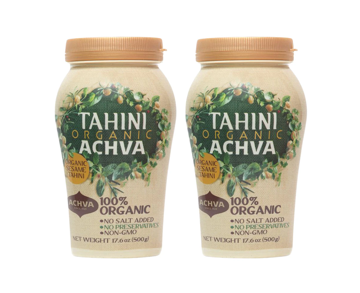 Achva Organic Sesame Tahini 500g x 2