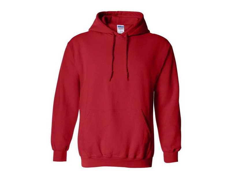 Gildan Heavy Blend Adult Unisex Hooded Sweatshirt / Hoodie (Red) - BC468