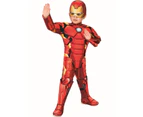Iron Man Boys Deluxe Muscles Costume (Red) - BN4917