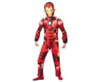 Iron Man Childrens/Kids Deluxe Costume (Red/Yellow/Black) - BN5023