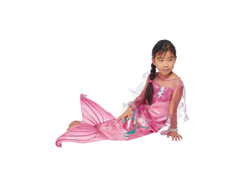 Bristol Novelty Childrens/Kids Mermaid Costume (Pink) - BN5067