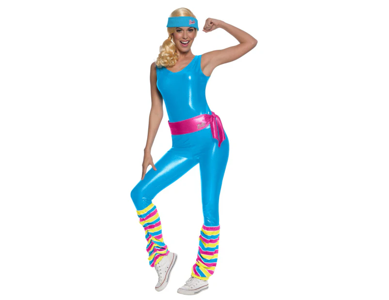 Barbie Womens Deluxe Sports Costume (Blue/Pink) - BN5256