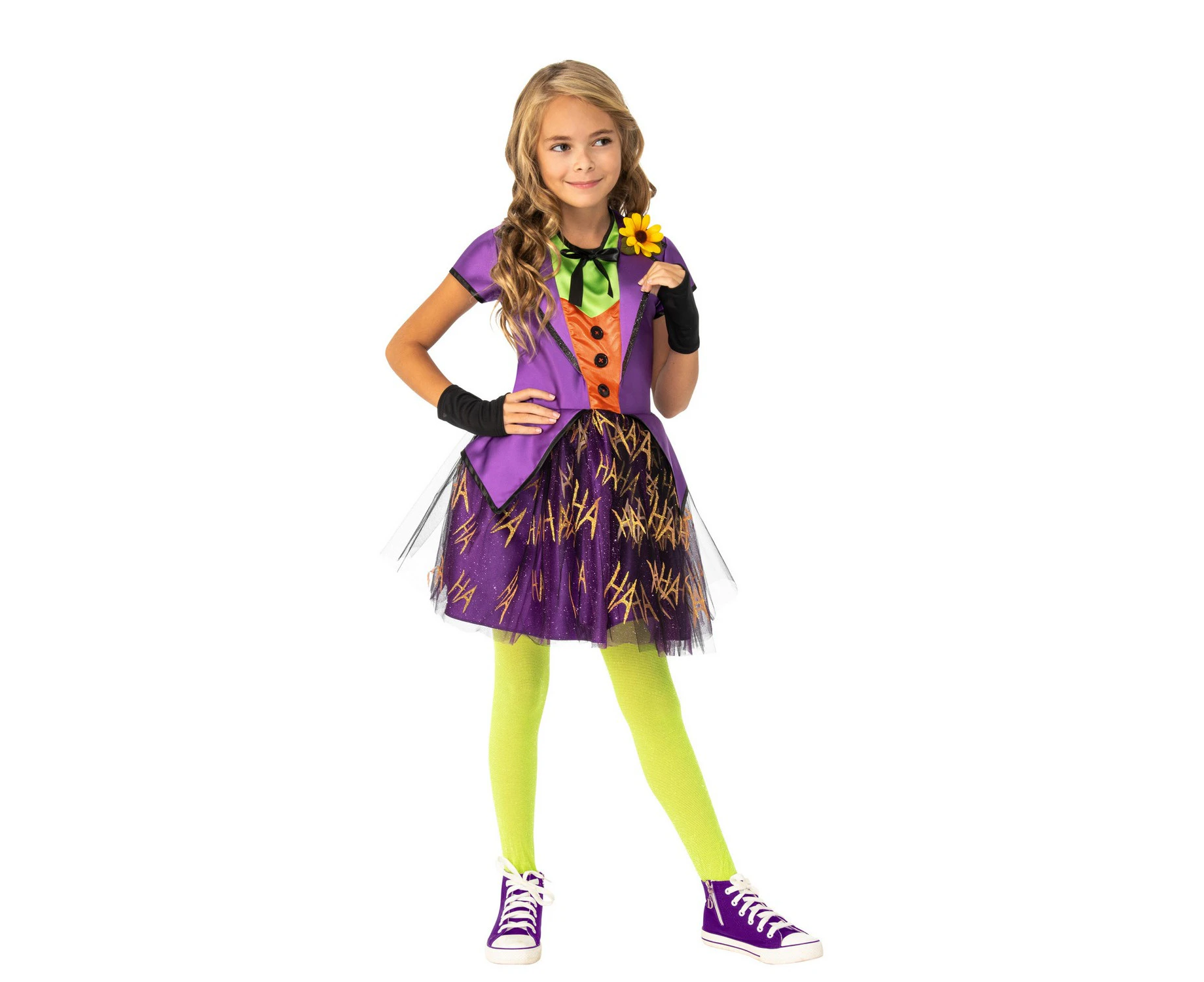 Batman Girls Joker Costume (Purple) - BN5290