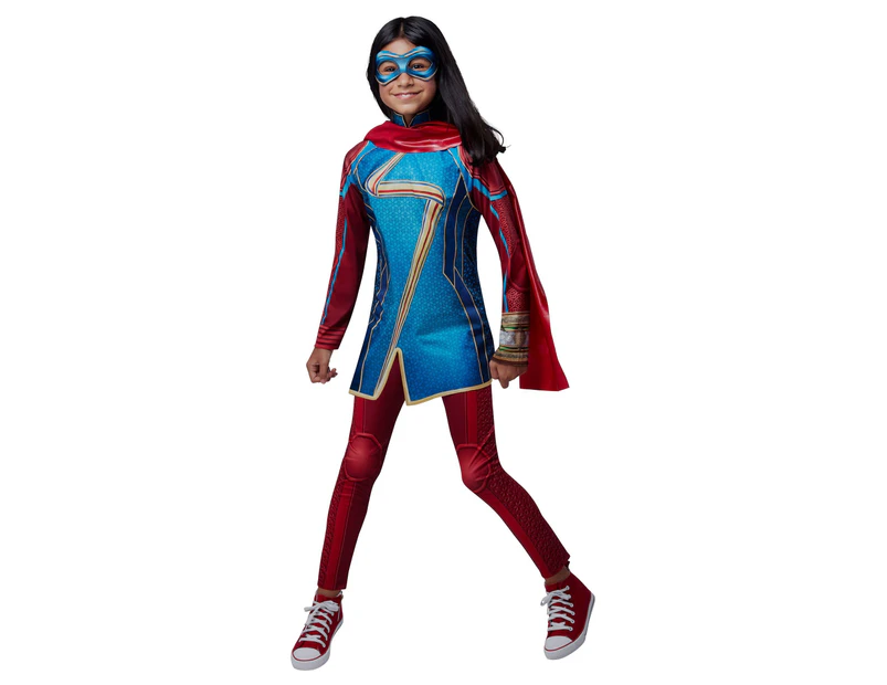 Ms Marvel Girls Costume (Red/Blue) - BN4825