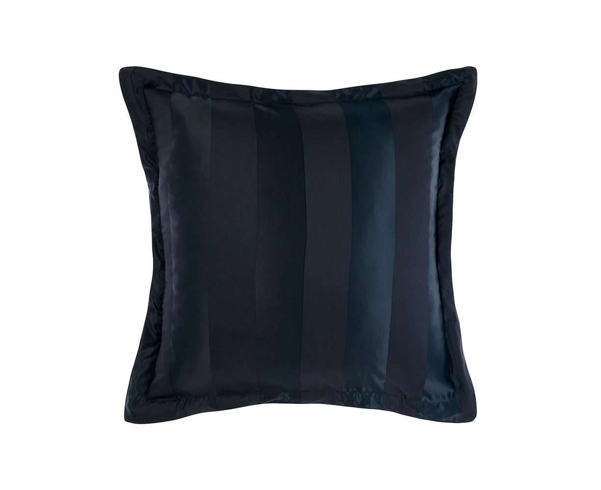 Grace by Linen House Francesco 65x65cm European Pillowcase Square Cover Navy