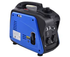 GENTRAX 2.0KW Max 1.7KW Rated Inverter Generator 2 x 240V Outlets Pure Sine Portable Camping
