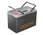 VoltX LCD 12V 100Ah Lithium Battery LiFePO4 Deep Cycle RV Camping