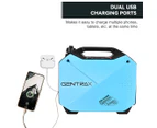 GENTRAX Inverter Generator 2KW Max 1.6KW Rated Pure Sine Portable Camping RV USB Lightweight Compact 3.0L Fuel Tank Super Quiet