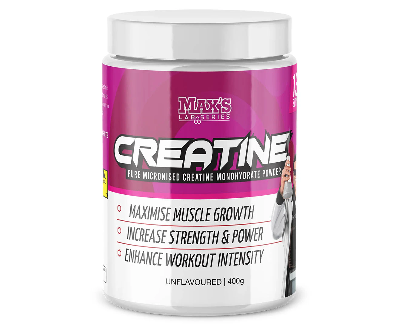 Max's Lab Series Creatine Monohydrate Powder 400g