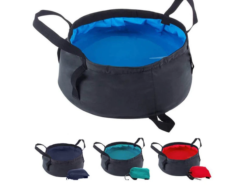 Winmax 4 Pcs 8.5L Collapsible Bucket With Handle Camping Washbasin-Set1