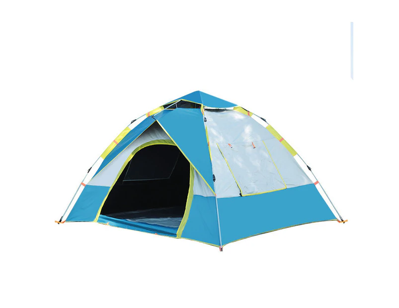 Winmax Family Instant Pop Up Tents Waterproof & Windproof for Camping-Blue