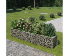 Gabion Raised Bed Galvanised Steel 270x50x50 cm