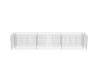 Gabion Raised Bed Galvanised Steel 270x50x50 cm