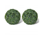 Boxwood Ball Artificial Leaf Topiary Ball 27 cm 2 pcs