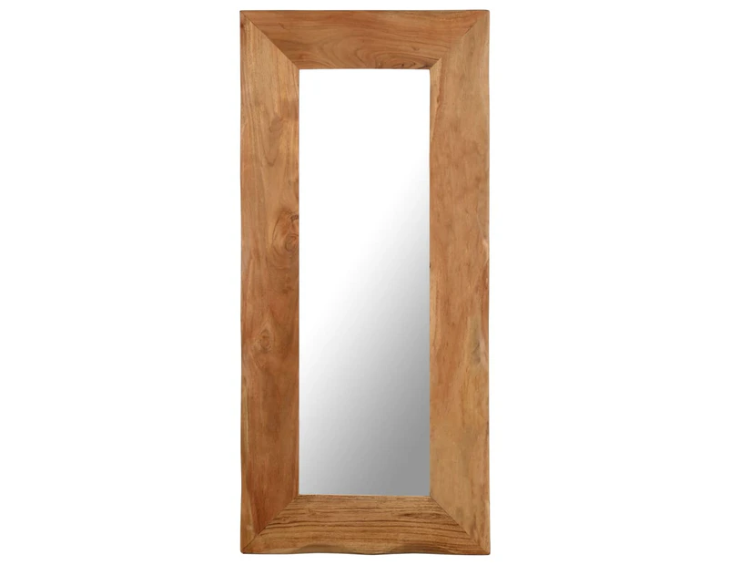 Cosmetic Mirror 50x110 cm Solid Acacia Wood