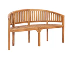 Banana Bench 151 cm Solid Teak Wood