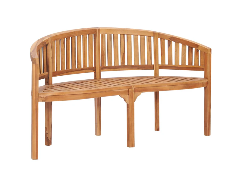 Banana Bench 151 cm Solid Teak Wood