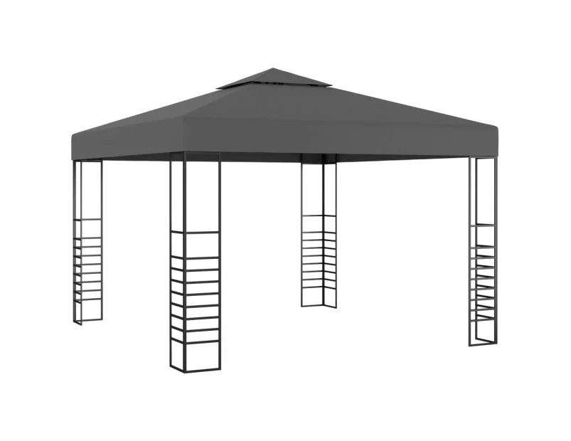 vidaXL Garden Marquee 3x3 m Anthracite