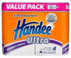 Handee Ultra Double Length Paper Towel 4pk