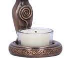 Resin Candle Holder Triples Goddess Tea Light Handicraft Ornament Candlestick