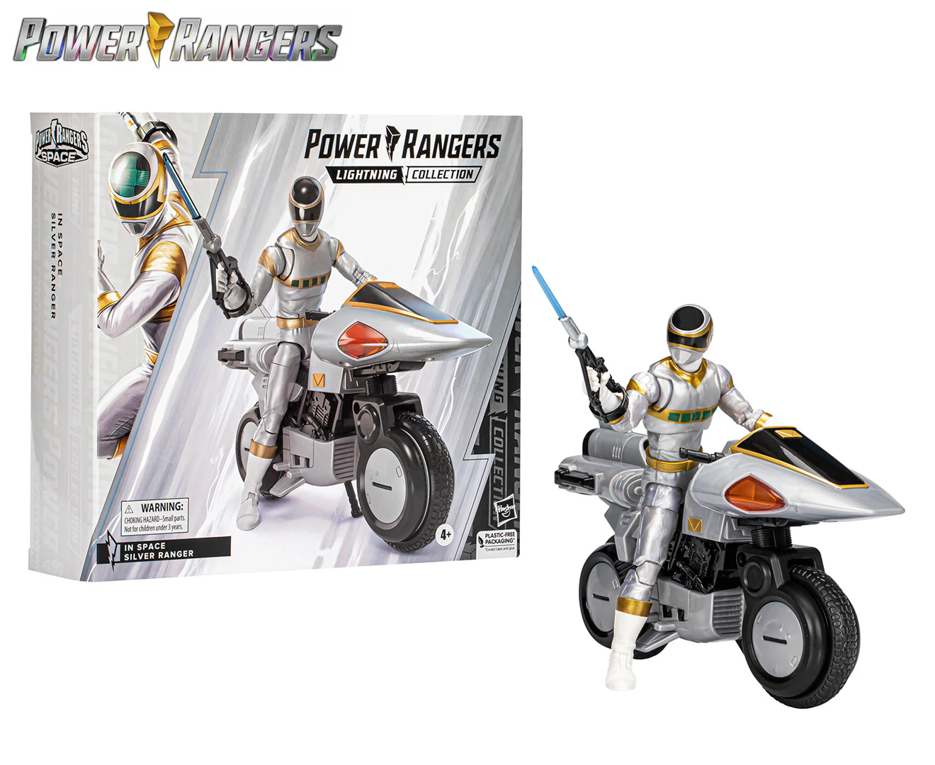 Power Rangers Lightning Collection In Space Silver Ranger 6" Action Figure