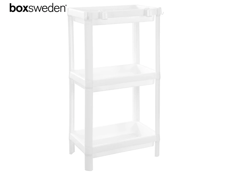 Boxsweden 3-Tier Storage Shelf - White