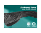 S.E. Mattress Topper Bamboo Charcoal Pillowtop Protector Cover All Sizes 7cm [Single Size]