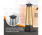 Maxkon Electric Heater Space Infrared Tower Outdoor Indoor Patio Room Portable Energy Efficient Instant Warmer Carbon Fibre 2000W