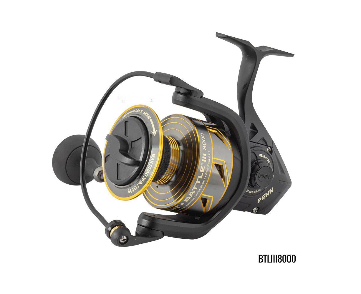 Penn Battle III 8000 Spinning Fishing Reel