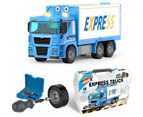 Construct It Build-ables Plus Express Truck Courier Service Toy