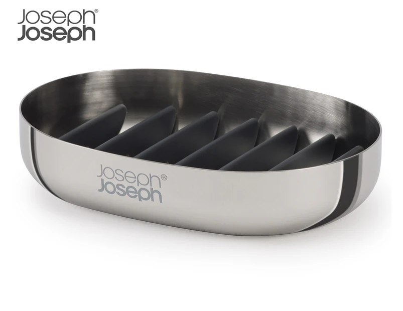 Joseph Joseph Easy-Store Luxe Soap Dish - SIlver