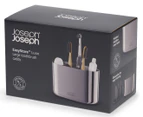Joseph Joseph Large Easy-Store Luxe Toothbrush Caddy - Silver