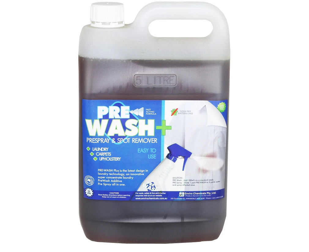 Enviro Chemicals Pre-Wash Cleaner for Fabrics 5 Litres