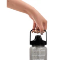 2L Large Capacity Black Water Bottle Drinking Bottle with Bottle Pouch Sleeve