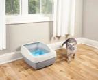 PetSafe Premium Crystal Cat Litter Box System - Grey