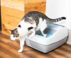 PetSafe Premium Crystal Cat Litter Box System - Grey