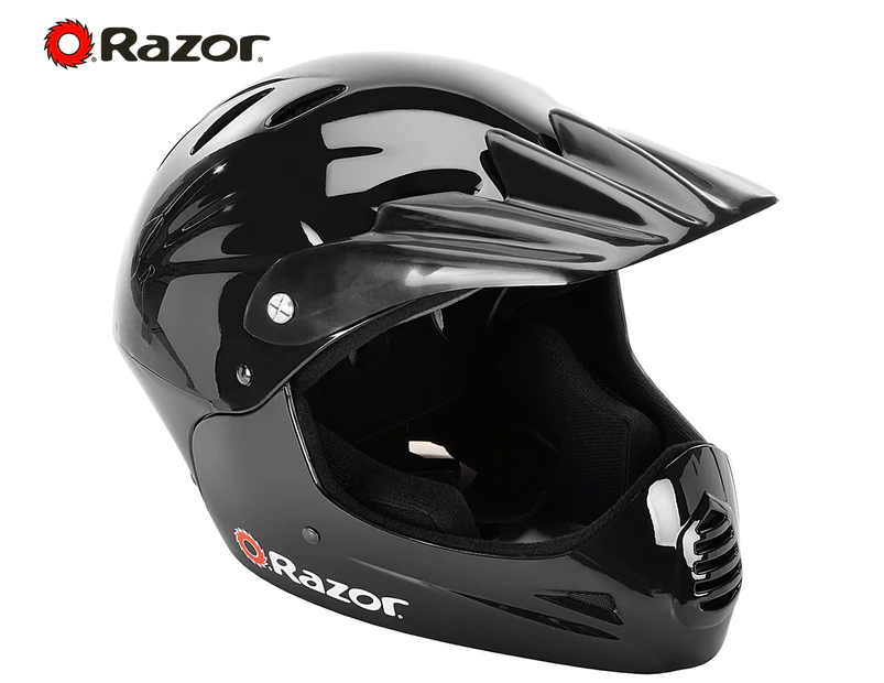 Razor Unisex Full Face Helmet - Black