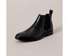 Target Mens James Leather Chelsea Boots - Black