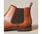 Target Mens James Leather Chelsea Boots - Brown