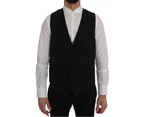 Dolce  Gabbana Black STAFF Cotton Vest