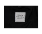 Dolce  Gabbana Black Wool Stretch Slim Blazer Jacket