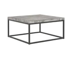 vidaXL Coffee Table 75x75x38 cm Concrete Look