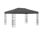 vidaXL Gazebo 3x4 m Anthracite Fabric