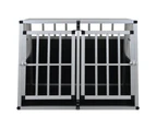 Dog Cage with Double Door 94x88x69 cm