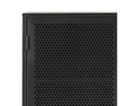 Mesh Black 2 Door Steel Low Storage Cabinet